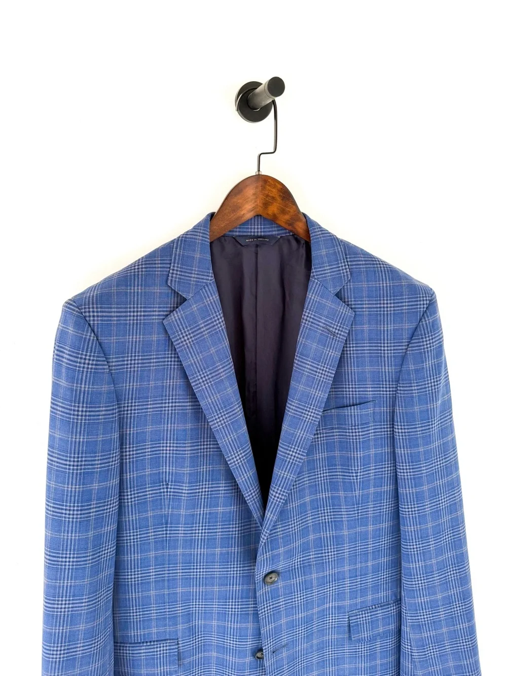 NEW Brooks Brothers Regent Blazer Italian Wool Blue Plaid Sport Coat Jacket 40R